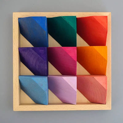 Blocs de construction d'angle en bois – Jouets en bois à construction libre