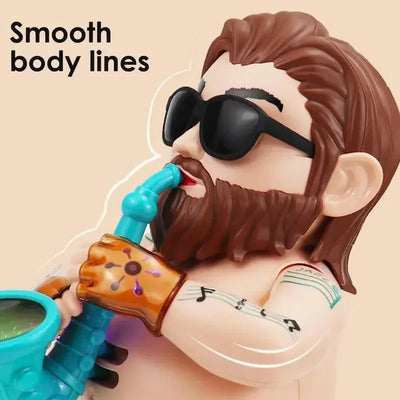 Dancing Saxophone Man™ - Chante et Danse - Poupée Musicale Dansante