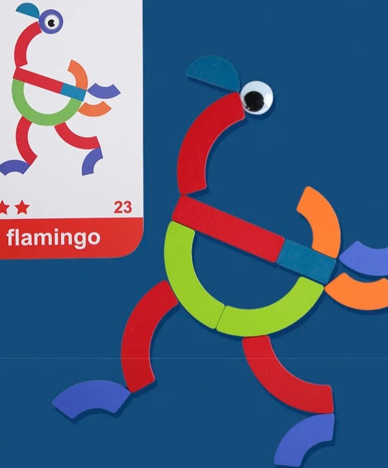 Wooden Step By Step Learning Creative Puzzle - Mathematics Educational Toys