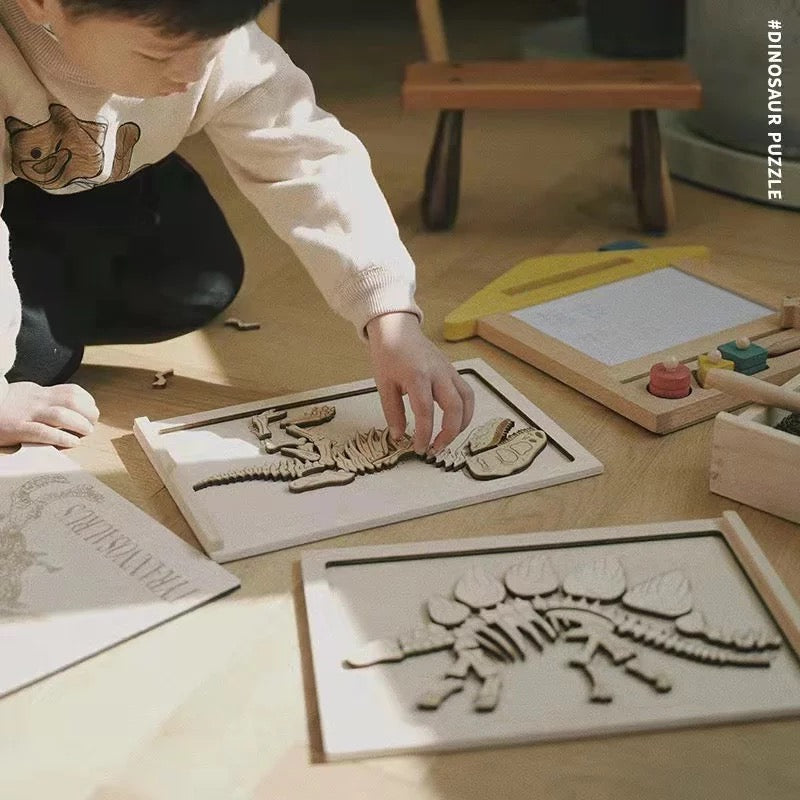 Dinosaur Fossil Puzzle - Fine motor skills toys