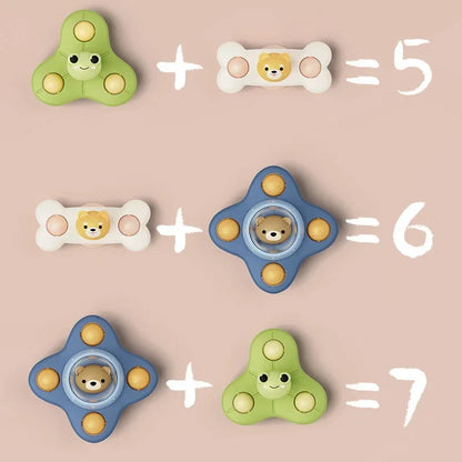 Bath Spinner Toys™ - Leerzaam & Leuk - Fidget Babybad Speeltjes