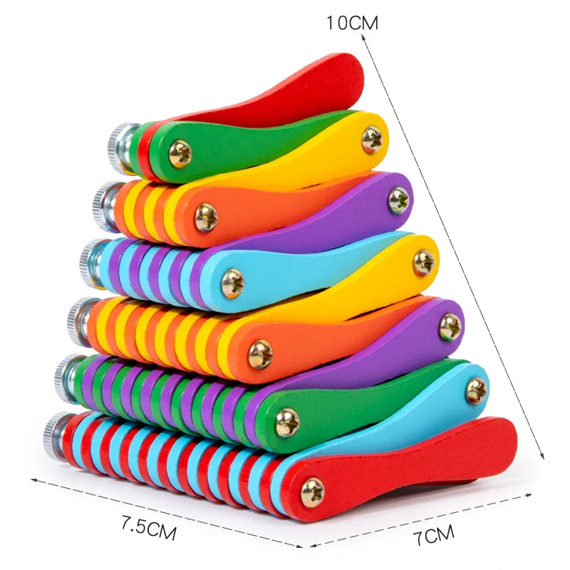 Folding Brain Toy™ – Denk & Speel – Puzle de Madera Plegable