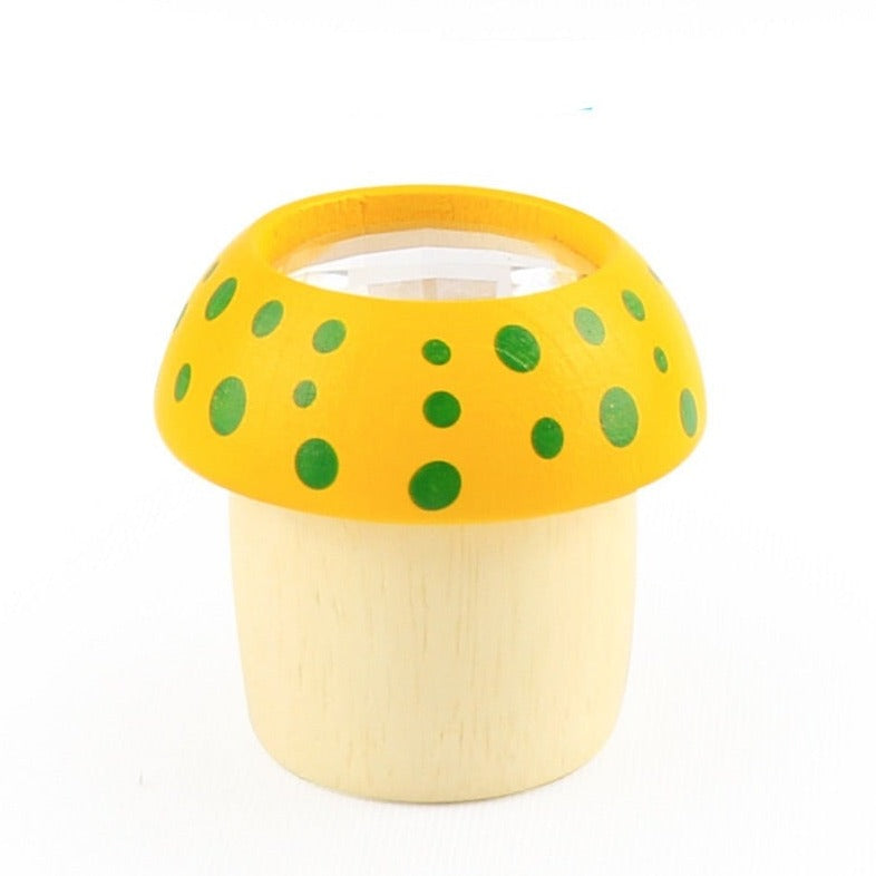 Wooden Mushroom Kaleidoscope Set of 8-Sensory toys