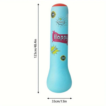 BopBag – Leuk & Actief – Opblaasbare Bokszak met handschoenen