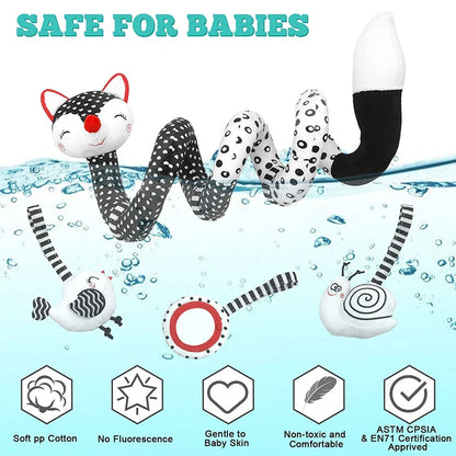 Baby Spiral Toy™ - Autostoel & Kinderwagen Speelgoed