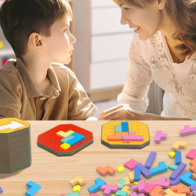 Colorful Tangram Puzzle™ - Creativiteit & Leerzaam - Tangram Puzzel