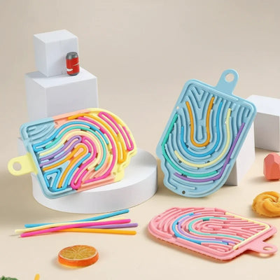FidgetFrost – Juguetón y Suave – Busy Board de Silicona