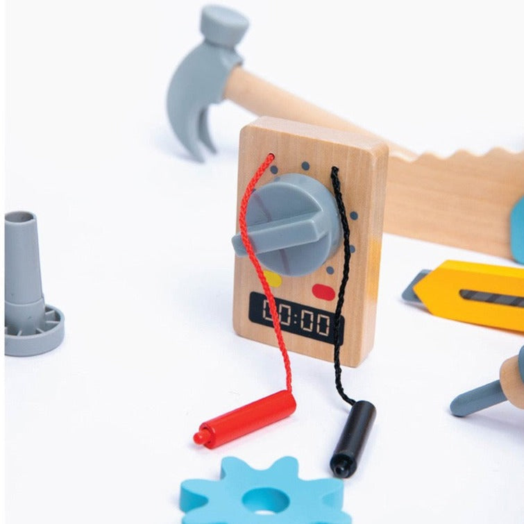 Wooden Tool Belt Play Set - Best Wooden Open Ended Toys