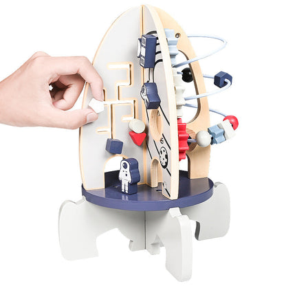 Wooden Multifunction Rocket - Best Fine Motor Toys
