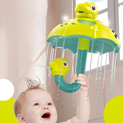 Dino Shower Spin™ – Chapoteo Divertido y Risas – Juguete de Baño Paraguas