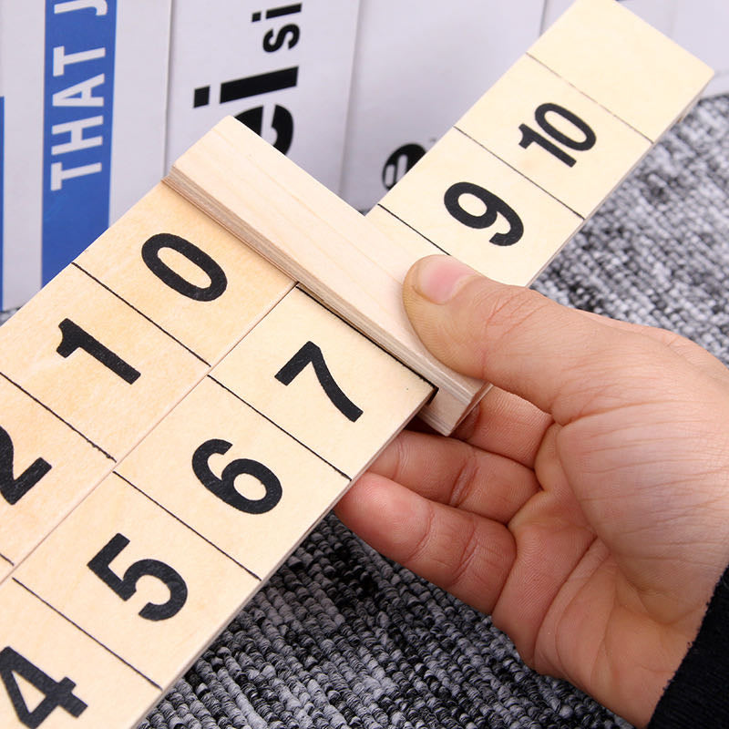 Montessori Wooden calculating ruler-Mathematics toys