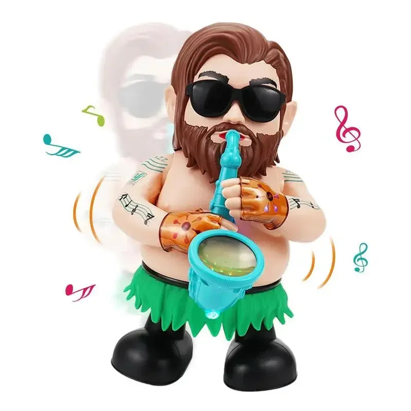 Dancing Saxophone Man™ - Chante et Danse - Poupée Musicale Dansante