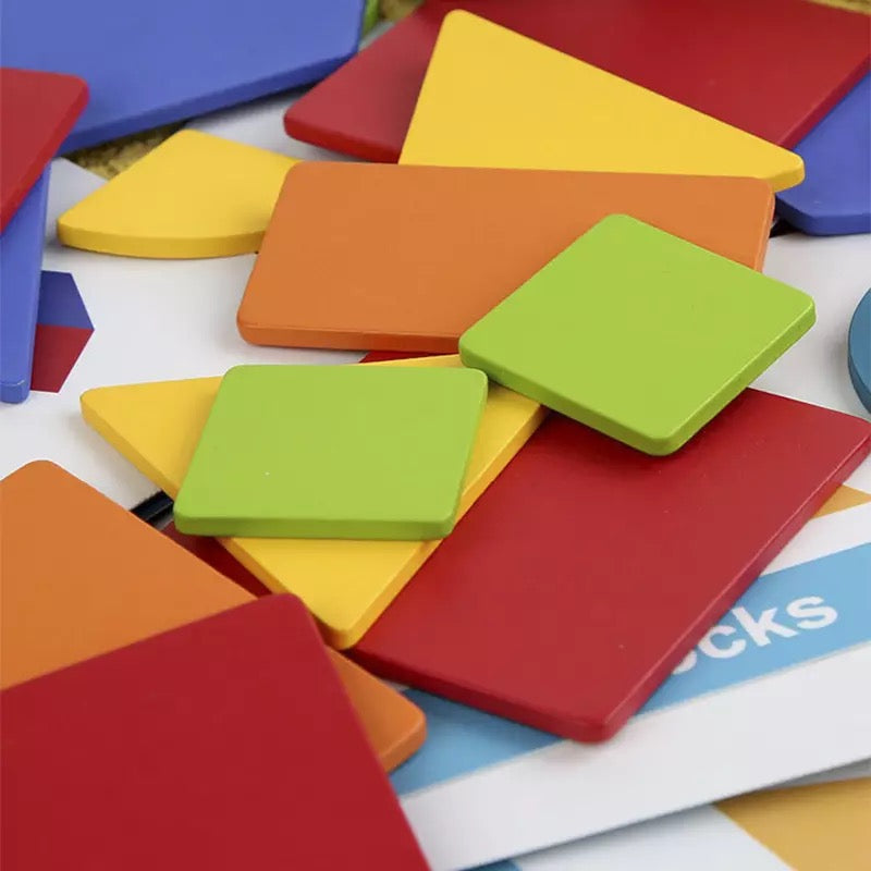 Wooden Step By Step Learning Creative Puzzle - Mathematics Educational Toys