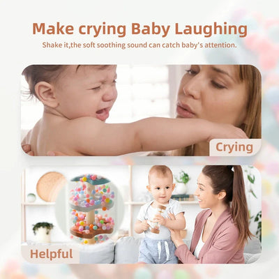 Baby Rain Stick™ – Musique magique de la pluie – Jouet sensoriel