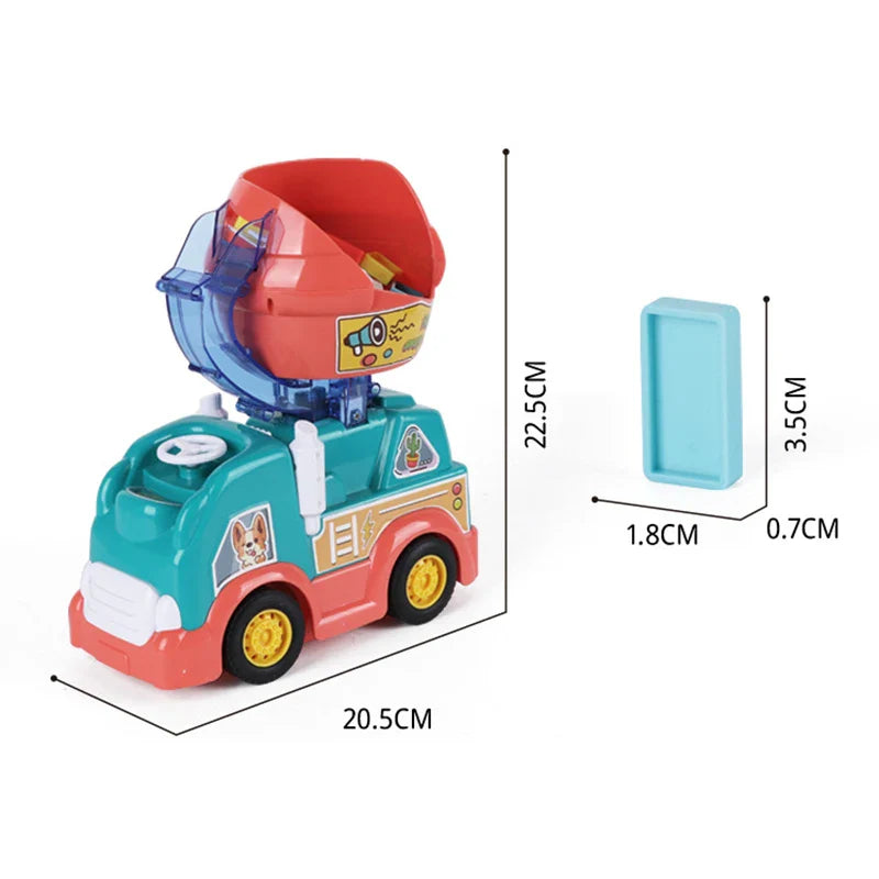 Domino Car™ - Amusement Créatif avec les Dominos - Poseur de Dominos