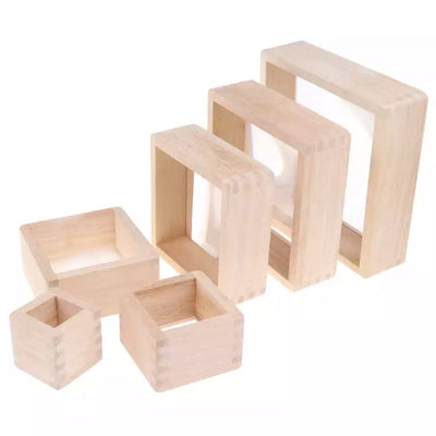 Kidpik Wooden Magnifying Blocks - Sensory toys
