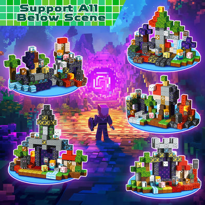Blocs de construction magnétiques – Cubes aimantés inspirés de Minecraft pour enfants