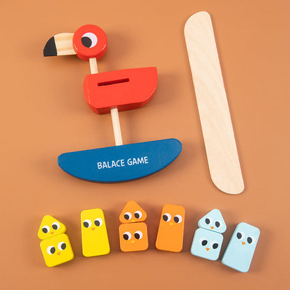 Wooden Bird Balance Game - Mathematics Educational Toys