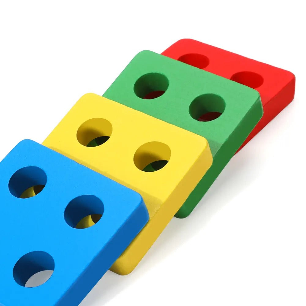 2 in 1 Geometrical Shapes Learning Four Columns with Marker - 848