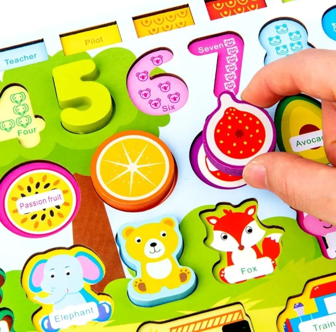 7 in 1 Logarithmic Learning Wooden Board