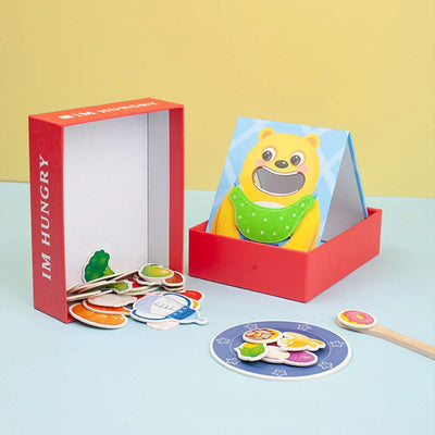 Educational Play House™ – Motricité fine et reconnaissance des couleurs - Jeu alimentaire Montessori