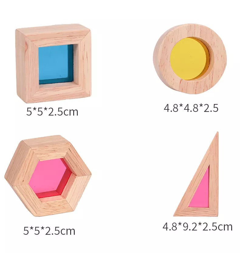 32 pieces Rainbow Blocks - Best Open Ended Toys