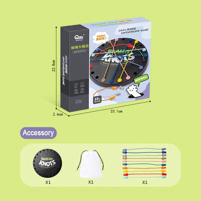 Brainy Knots™ - Torsion et nœud - Jeu de stratégie