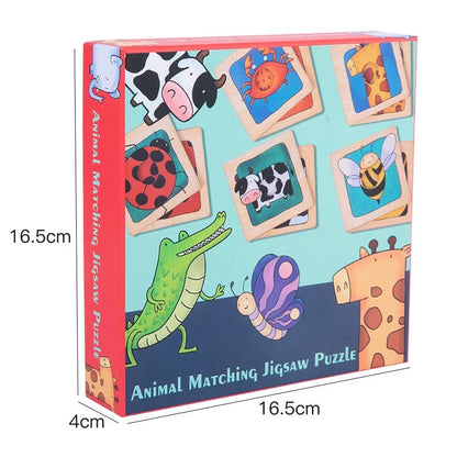 Animal Skin Matching Puzzle- Fine motor skills toys
