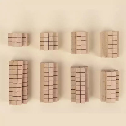 Wooden Puzzle Pieces-Mathematics toys