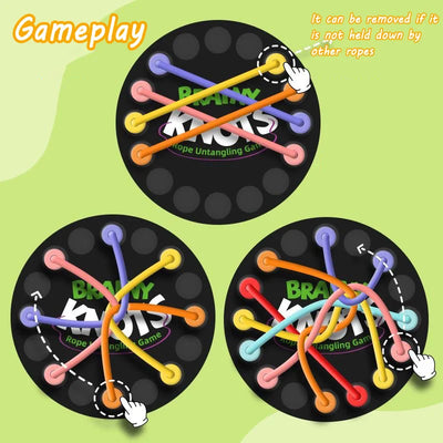 Brainy Knots™ - Torsion et nœud - Jeu de stratégie