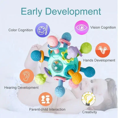 CalmChew – Zacht & Veilig – 3-in-1 Siliconen Bijtring