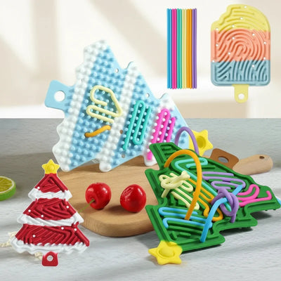 FidgetFrost – Juguetón y Suave – Busy Board de Silicona