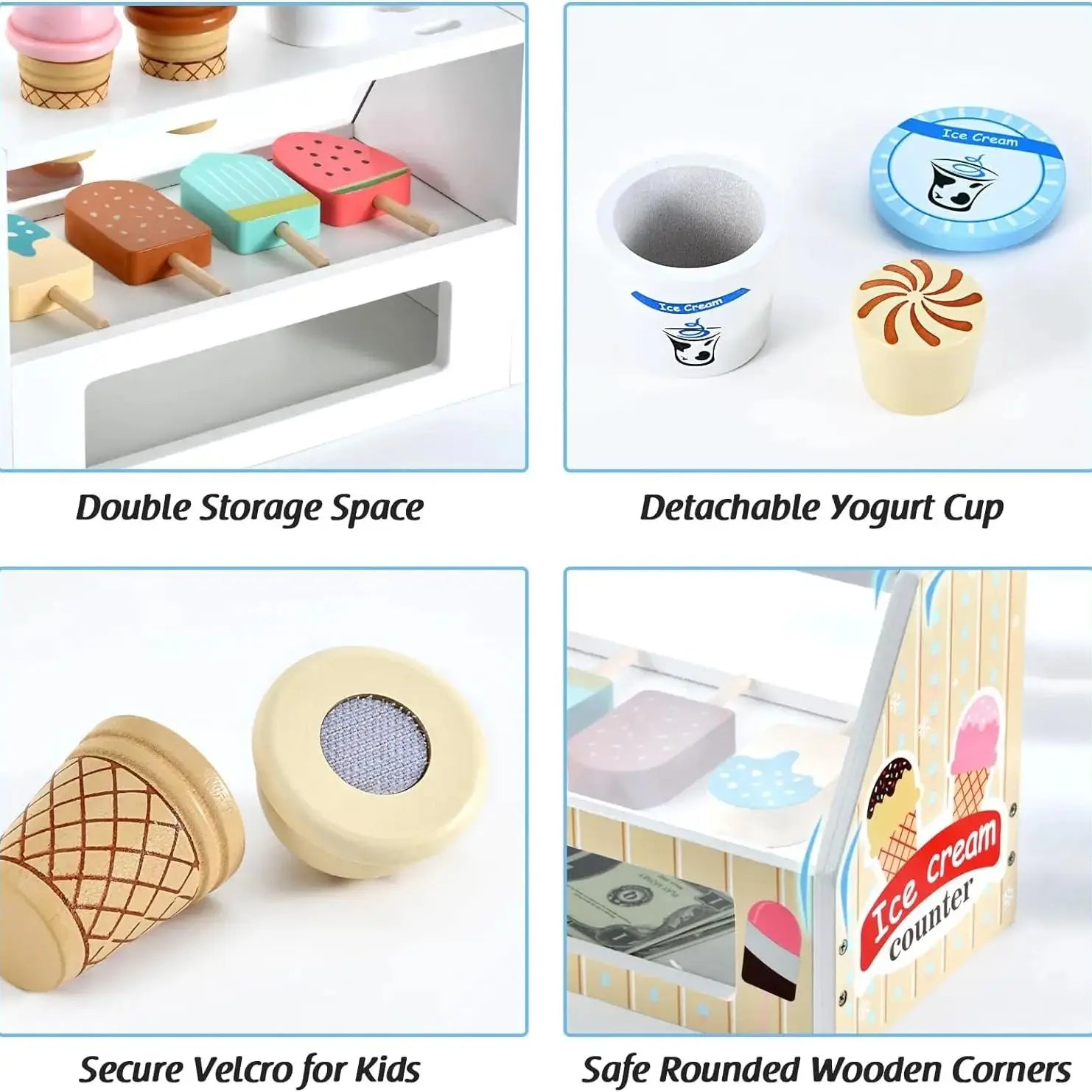 Ensemble de jeu Crème glacée™ - Créatif et Éducatif - Set de jeu de crème glacée