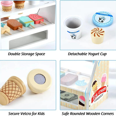 Ensemble de jeu Crème glacée™ - Créatif et Éducatif - Set de jeu de crème glacée