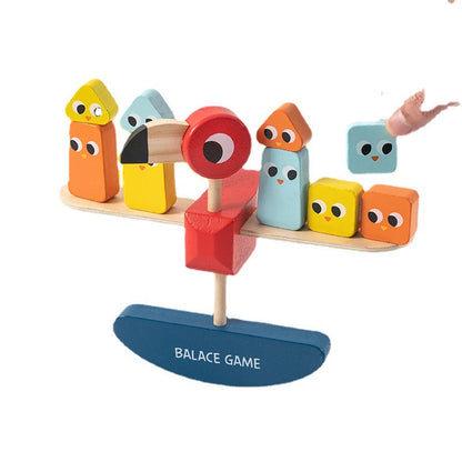 Wooden Bird Balance Game - Mathematics Educational Toys