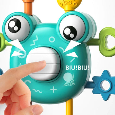 Crab Pull Toy™ – Amusement à tirer et à attraper – Jouet de dentition sensoriel en forme de crabe
