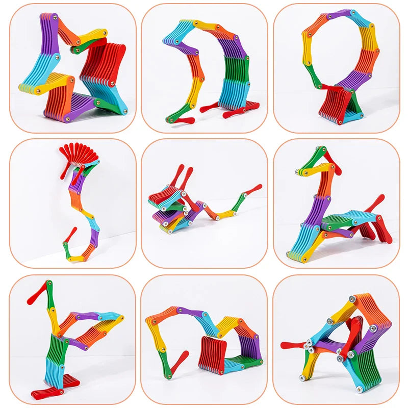 Folding Brain Toy™ – Denk & Speel – Puzle de Madera Plegable
