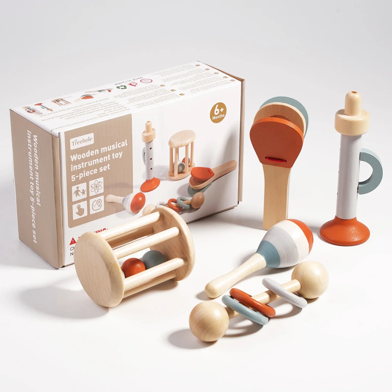 Infant Bell™ - Zachte Geluiden - Montessori Muzikale Instrumenten