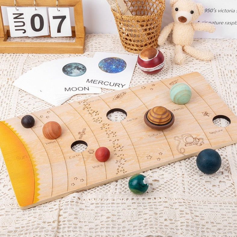 Wooden Solar System - Best Educational Wooden Toys