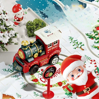 DIY Xmas Train Track™ - Construisez votre propre pays des merveilles de Noël - Puzzle de train de Noël