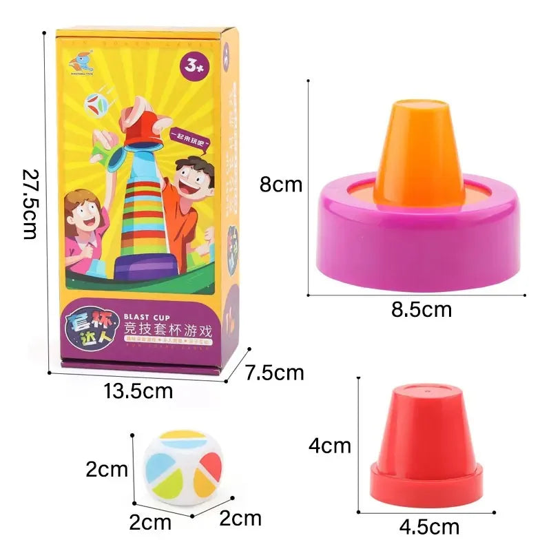 Color Cups™ - Slim Stapelen - Stapelbeker Set