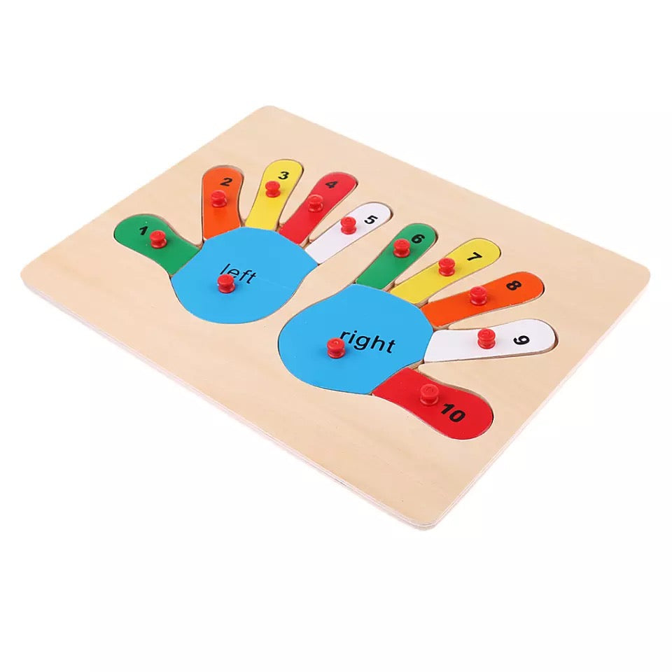 Number Hands Puzzle- Fine motor skills toys
