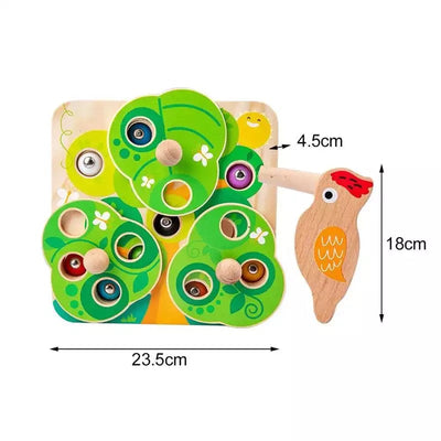Catch The Bug Wooden Magnetic Game- Fine motor skills toys