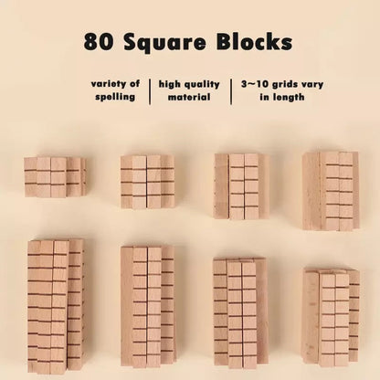 Wooden Puzzle Pieces-Mathematics toys