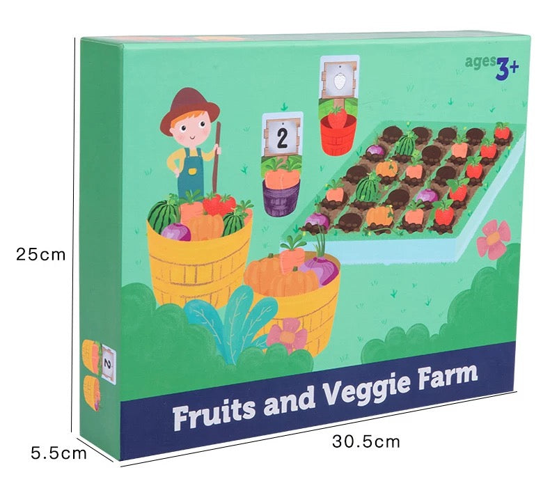 Fruit and Veggie Sorting & Counting Game- Mathematics toys