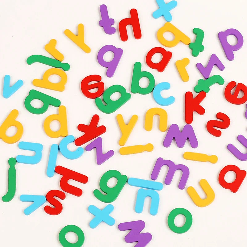 AlphaPuzzle – Engelse woordjes leren – Houten Spelling Puzzel