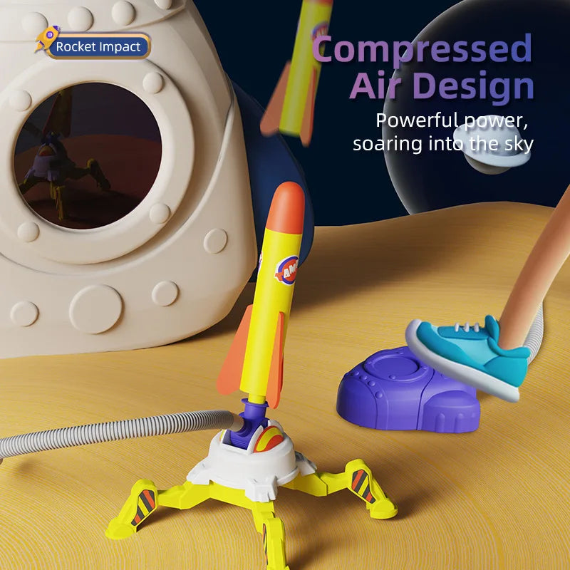 Air Rocket - Spring & Lanceer - Raket Speelgoed