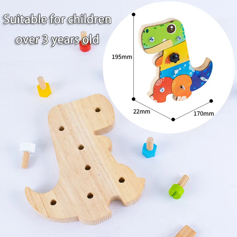 Dino Screwdriver Board™ - Gira y Descubre - Juguete Sensorial
