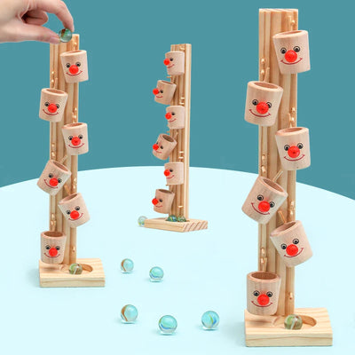 Clown Track™ – Rollen & Leren - Knikkerbaan Speelgoed