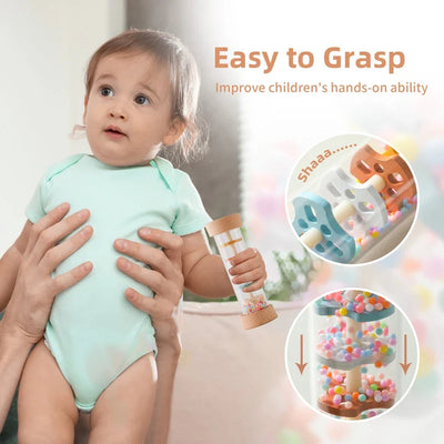 Baby Rain Stick™ – Musique magique de la pluie – Jouet sensoriel